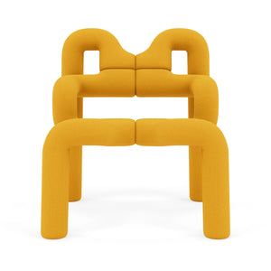 Ekstrem Chair In Knit - Sulphur