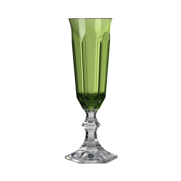 Dolce Vita Champagne Flute, Green 