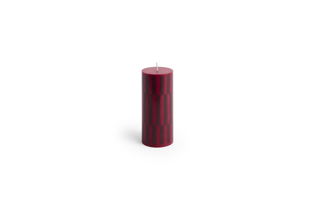 Column candle small wine and bordeaux