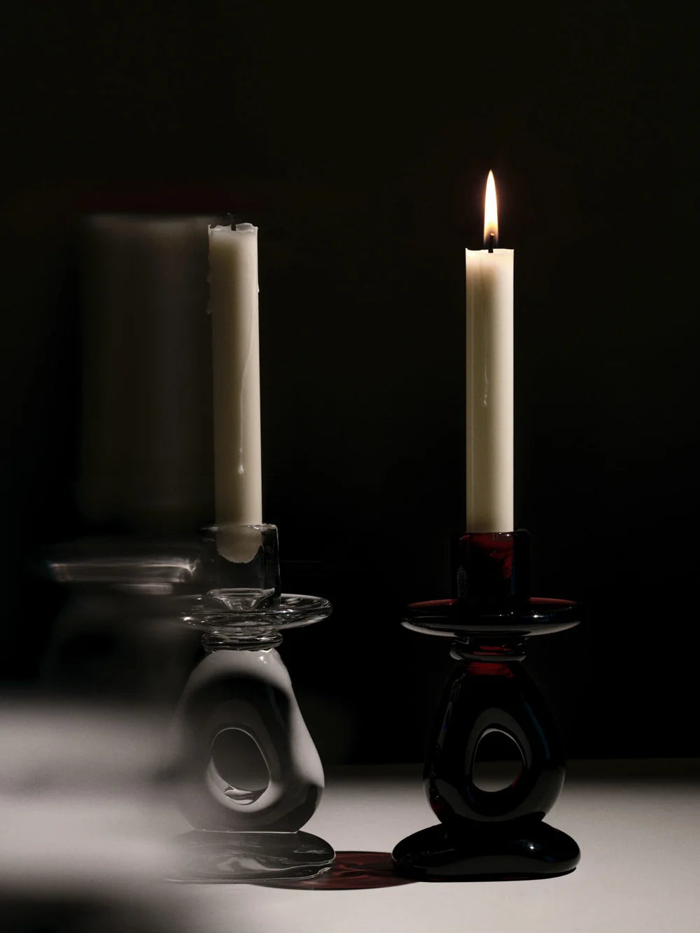 Damo Candle Holder - 16 - Clear