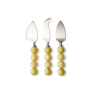Cheese Knives, Lemon (set of 3)