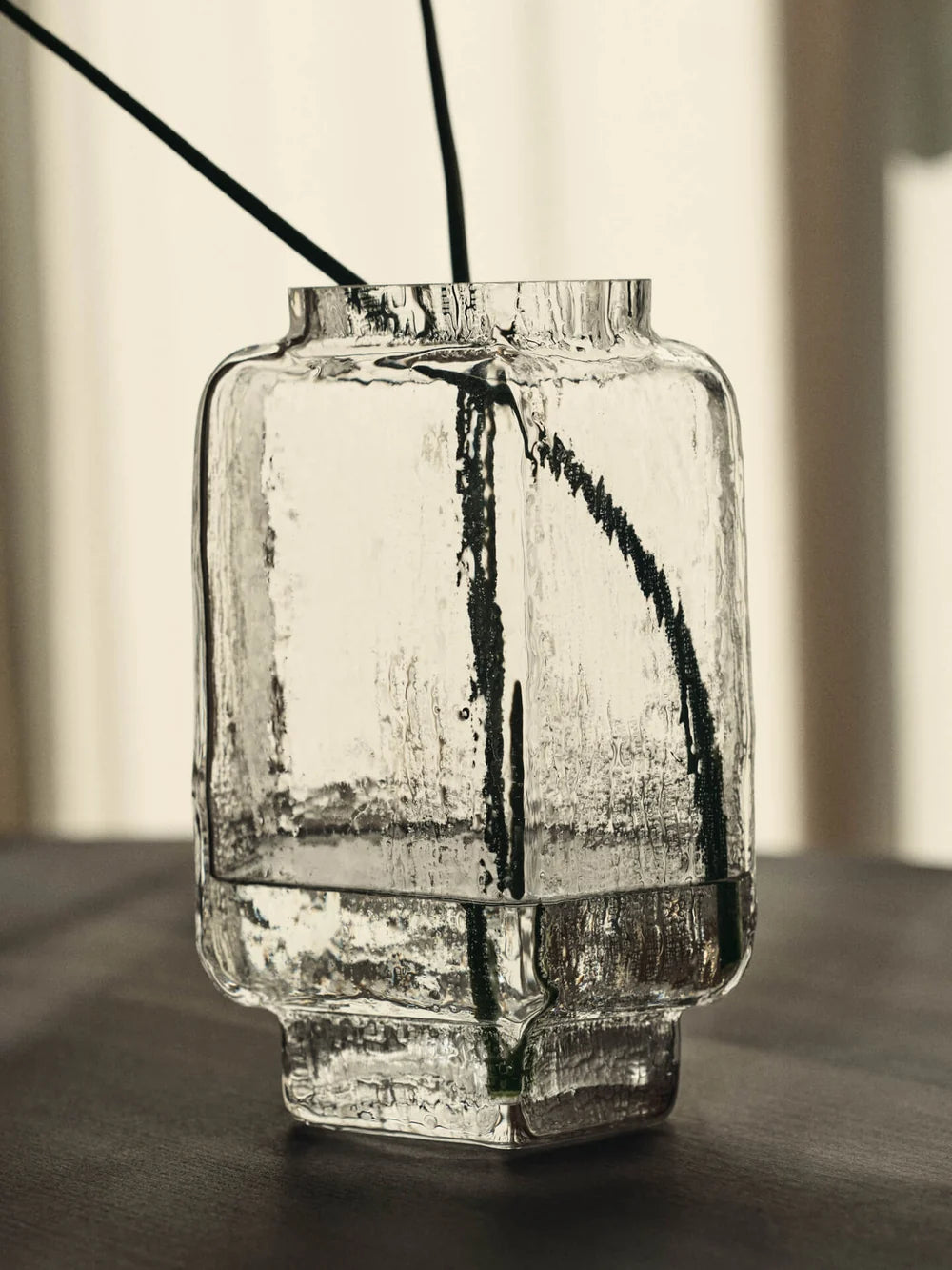 Mokuri Vase - H25 - Clear